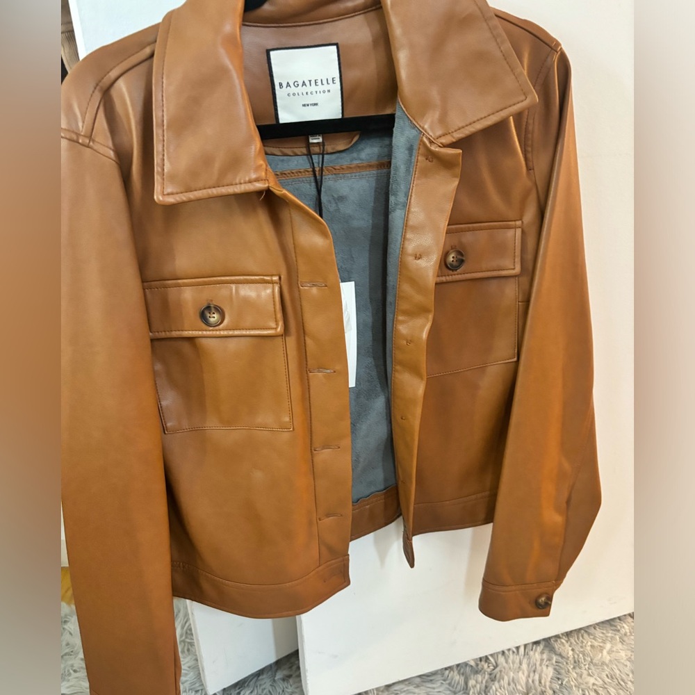 Bagatelle Faux Leather Jacket